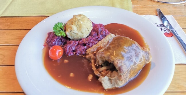 Roulade im Brauhaus auf AIDA